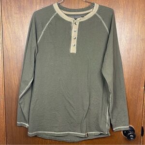 Legendary Whitetails Men’s Olive Green Casual Long Sleeve Basic Shirt Size Small